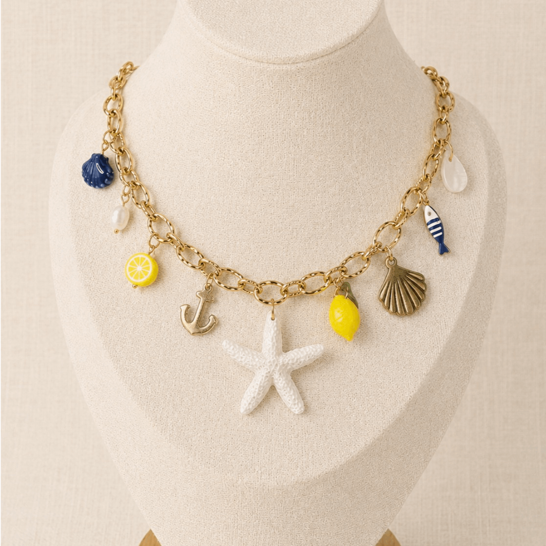 Charm Necklace - 100% Stainless Steel